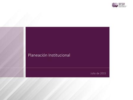 Planeación Institucional