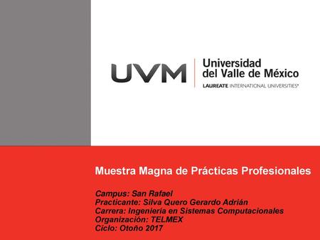 Muestra Magna de Prácticas Profesionales