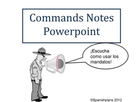 Commands Notes Powerpoint