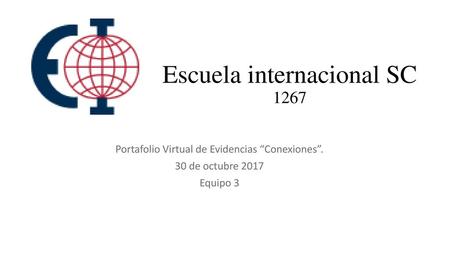 Escuela internacional SC 1267