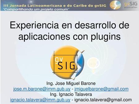 Experiencia en desarrollo de aplicaciones con plugins