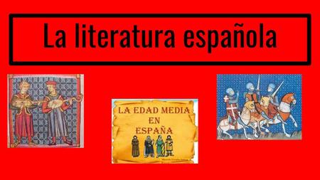 La literatura española