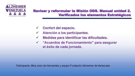 Revisar y reformular la Misión ODS. Manual unidad 2.
