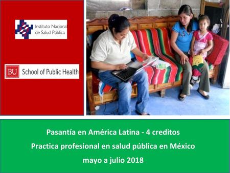 Mexican Mexican Pasantía en América Latina - 4 creditos