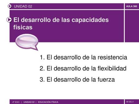El desarrollo de las capacidades físicas