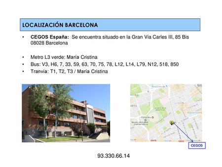 LOCALIZACIÓN BARCELONA