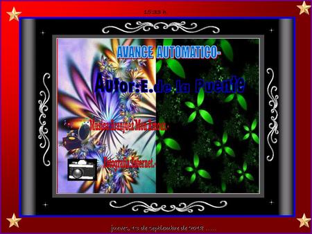 Autor:E.de la Puente AVANCE AUTOMATICO- Musica:Aranjuez Mon Amour.-