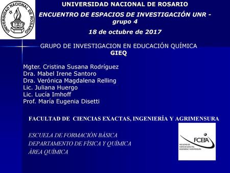 UNIVERSIDAD NACIONAL DE ROSARIO