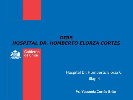 Hospital Dr. Humberto Elorza C. Illapel