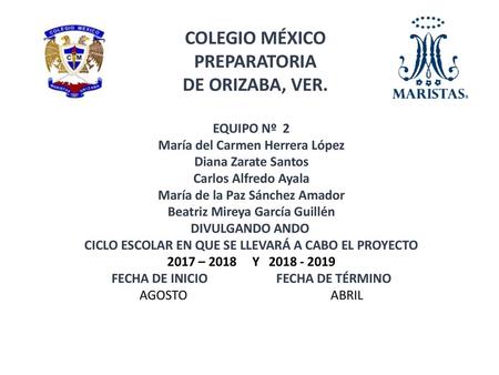 COLEGIO MÉXICO PREPARATORIA DE ORIZABA, VER.