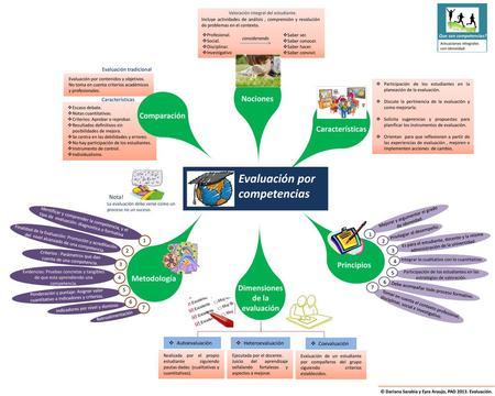Dimensiones de la evaluación