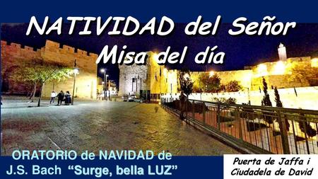 NATIVIDAD del Señor Misa del día