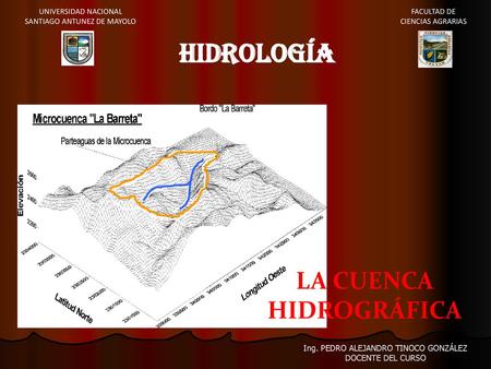 LA CUENCA HIDROGRÁFICA