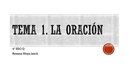 4º ESO D Rosana Moya Isach