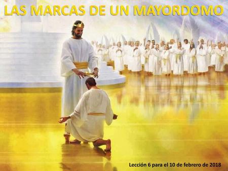 LAS MARCAS DE UN MAYORDOMO