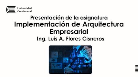 Ing. Luis A. Flores Cisneros