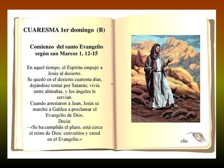 Lectura del santo evangelio según san Juan 1, 35-42