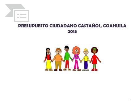 PRESUPUESTO CIUDADANO CASTAÑOS, COAHUILA 2015
