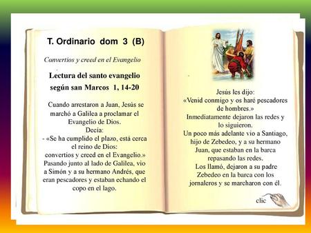 T.Ordinario  dom  3  (B) T. Ordinario  dom  3  (B)