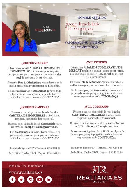 NOMBRE APELLIDO Agente Inmobiliario Tel: xxx.xxx.xxx