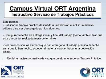 Campus Virtual ORT Argentina