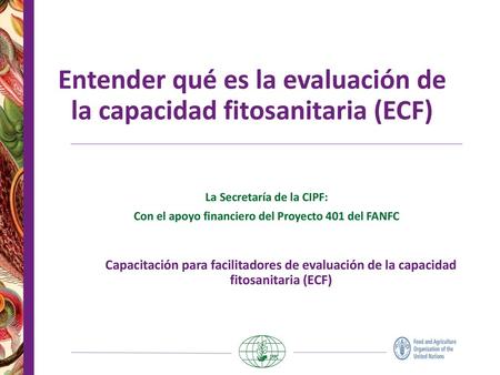 Entender qué es la evaluación de la capacidad fitosanitaria (ECF)