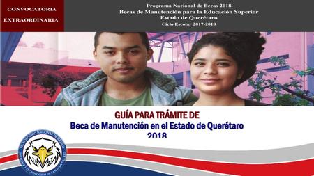 Aspirantes a la Beca de Manutención y/o Apoya tu Transporte (Extraordinaria)