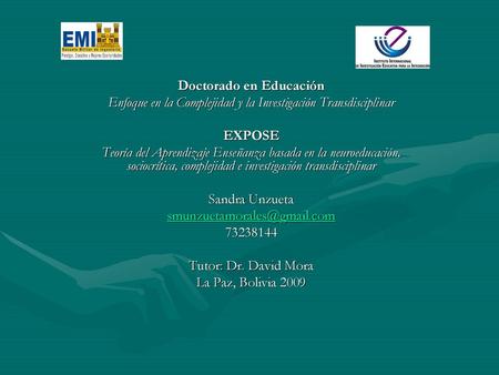Doctorado en Educación