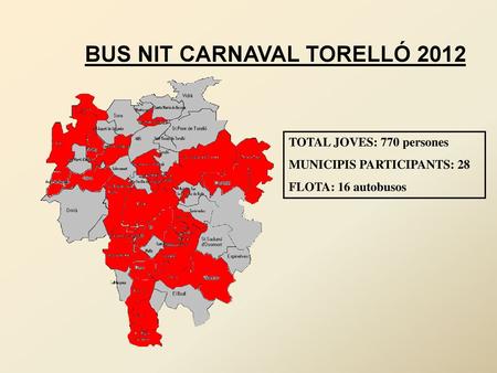 BUS NIT CARNAVAL TORELLÓ 2012