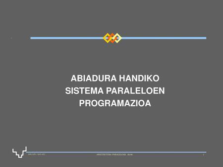 ARKITEKTURA PARALELOAK 05-06