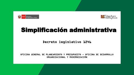 Simplificación administrativa