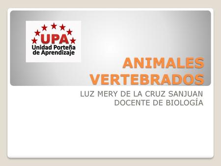 LUZ MERY DE LA CRUZ SANJUAN DOCENTE DE BIOLOGÍA