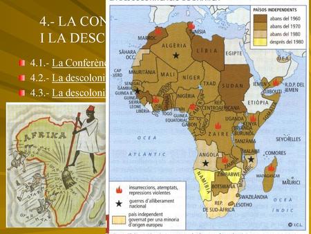 4.- LA CONFERÈNCIA DE BANDUNG I LA DESCOLONITZACIÓ D’ÀFRICA.