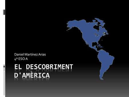 El descobriment d'Amèrica