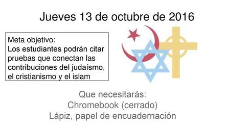 Que necesitarás: Chromebook (cerrado) Lápiz, papel de encuadernación