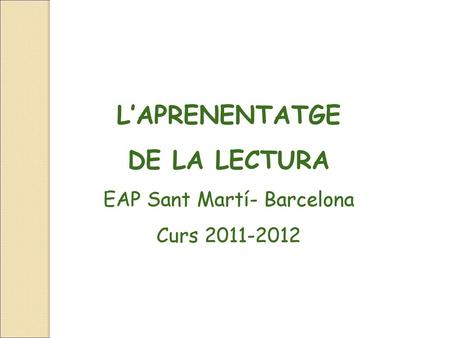 EAP Sant Martí- Barcelona
