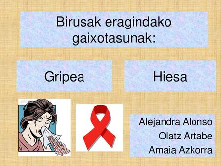 Birusak eragindako gaixotasunak: