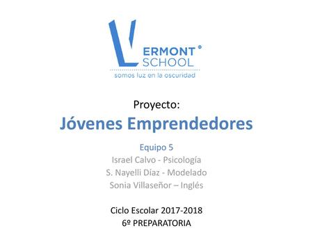 Proyecto: Jóvenes Emprendedores