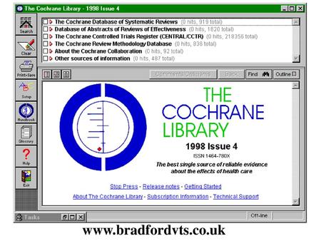 Páginas Web Bradford VTS para la Práctica General Recursos on line