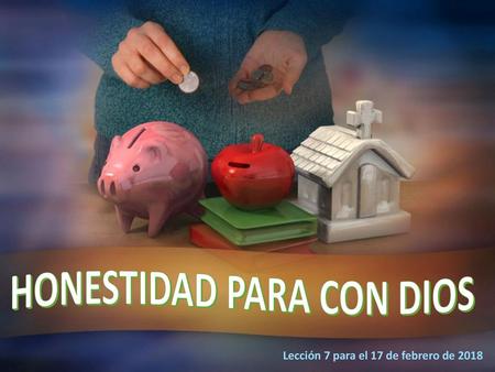 HONESTIDAD PARA CON DIOS