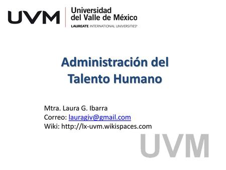 Administración del Talento Humano