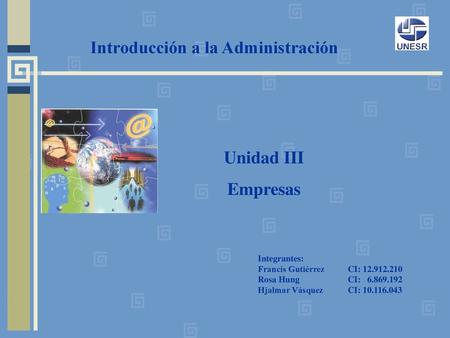 Introducción a la Administración