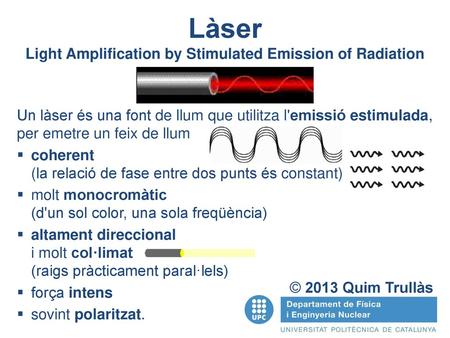 Làser Light Amplification by Stimulated Emission of Radiation