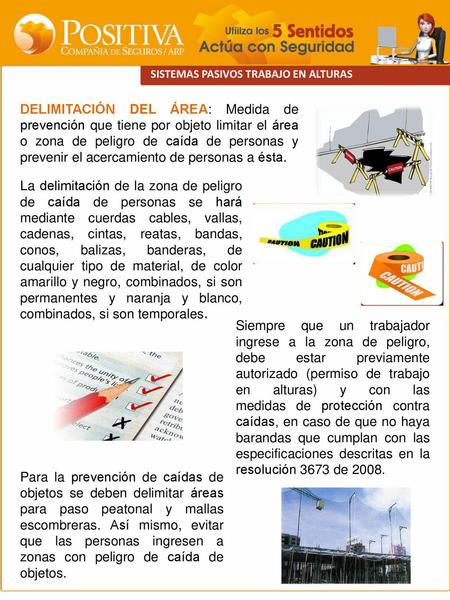 SISTEMAS PASIVOS TRABAJO EN ALTURAS