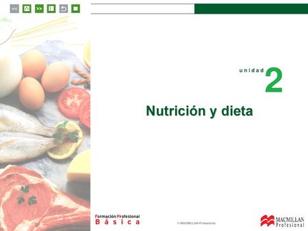2 u n i d a d Nutrición y dieta.