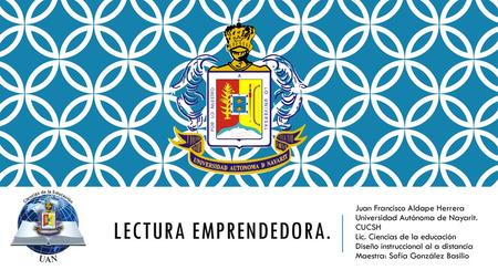 Lectura emprendedora. Juan Francisco Aldape Herrera