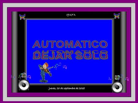 jueves, 20 de septiembre de 2018