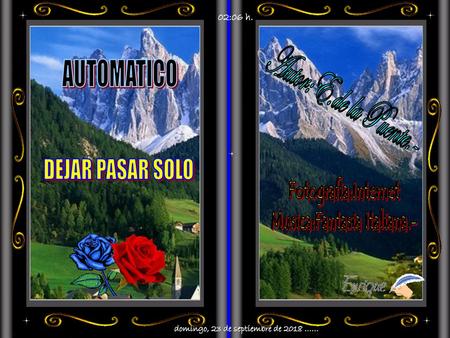 Musica:Fantasia Italiana.- domingo, 23 de septiembre de 2018 ……