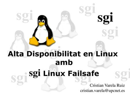 Alta Disponibilitat en Linux