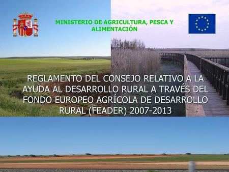MINISTERIO DE AGRICULTURA, PESCA Y ALIMENTACIÓN